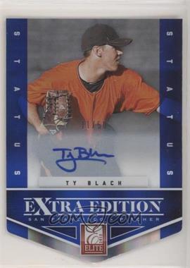 2012 Elite Extra Edition - [Base] - Status Blue Die-Cut Signatures #60 - Ty Blach /50