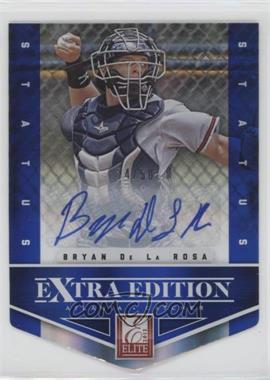 2012 Elite Extra Edition - [Base] - Status Blue Die-Cut Signatures #92 - Bryan De La Rosa /50