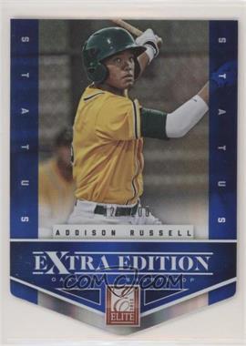 2012 Elite Extra Edition - [Base] - Status Blue Die-Cut #1 - Addison Russell /100