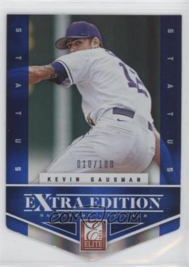 2012 Elite Extra Edition - [Base] - Status Blue Die-Cut #104 - Kevin Gausman /100