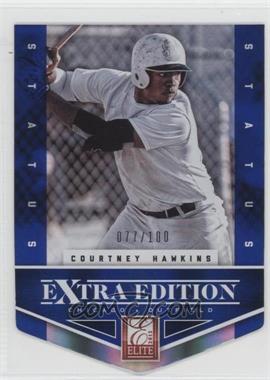 2012 Elite Extra Edition - [Base] - Status Blue Die-Cut #109 - Courtney Hawkins /100