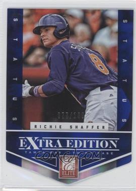 2012 Elite Extra Edition - [Base] - Status Blue Die-Cut #120 - Richie Shaffer /100