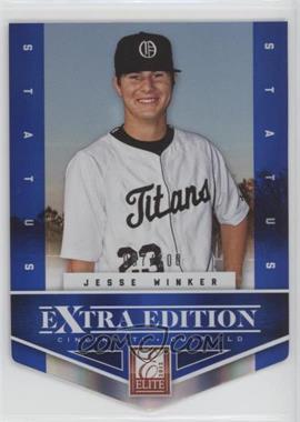 2012 Elite Extra Edition - [Base] - Status Blue Die-Cut #128 - Jesse Winker /100