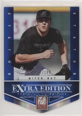 2012 Elite Extra Edition - [Base] - Status Blue Die-Cut #132 - Mitch Nay /100