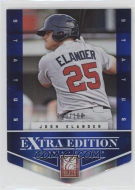 2012 Elite Extra Edition - [Base] - Status Blue Die-Cut #142 - Josh Elander /100