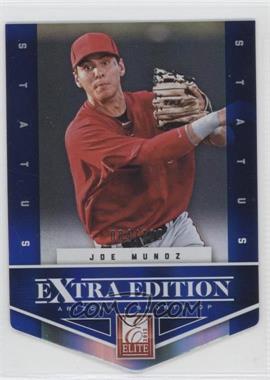 2012 Elite Extra Edition - [Base] - Status Blue Die-Cut #162 - Joe Munoz /100