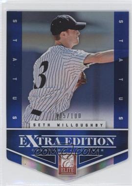 2012 Elite Extra Edition - [Base] - Status Blue Die-Cut #180 - Seth Willoughby /100