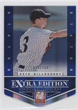 2012 Elite Extra Edition - [Base] - Status Blue Die-Cut #180 - Seth Willoughby /100