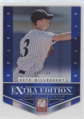2012 Elite Extra Edition - [Base] - Status Blue Die-Cut #180 - Seth Willoughby /100