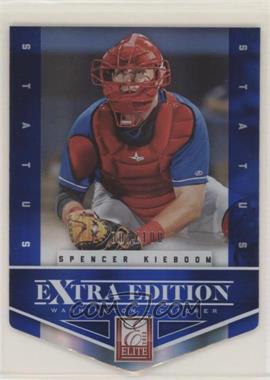 2012 Elite Extra Edition - [Base] - Status Blue Die-Cut #59 - Spencer Kieboom /100