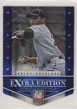 2012 Elite Extra Edition - [Base] - Status Blue Die-Cut #65 - Kolby Copeland /100