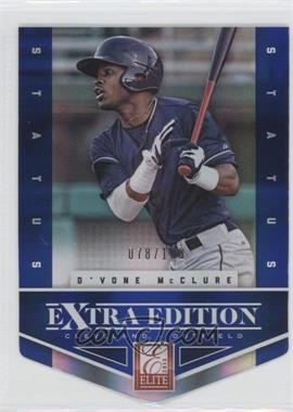 2012 Elite Extra Edition - [Base] - Status Blue Die-Cut #80 - D'Vone McClure /100