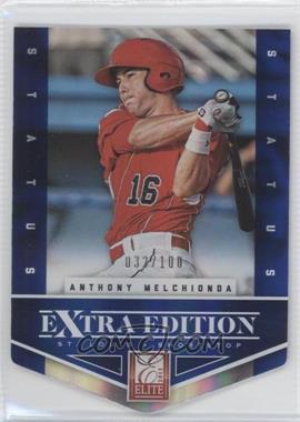 2012 Elite Extra Edition - [Base] - Status Blue Die-Cut #87 - Anthony Melchionda /100