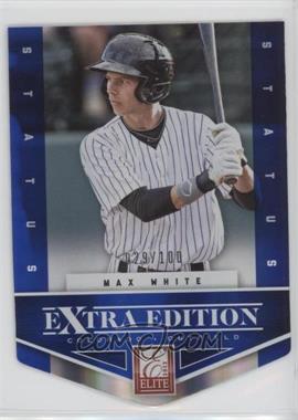 2012 Elite Extra Edition - [Base] - Status Blue Die-Cut #9 - Max White /100