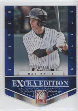 2012 Elite Extra Edition - [Base] - Status Blue Die-Cut #9 - Max White /100