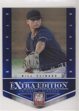 2012 Elite Extra Edition - [Base] - Status Blue Die-Cut #95 - Will Clinard /100
