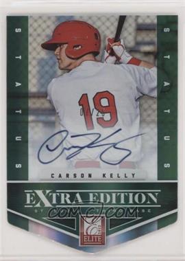 2012 Elite Extra Edition - [Base] - Status Emerald Die-Cut Signatures #10 - Carson Kelly /25