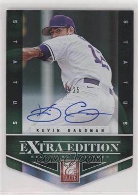 2012 Elite Extra Edition - [Base] - Status Emerald Die-Cut Signatures #104 - Kevin Gausman /25