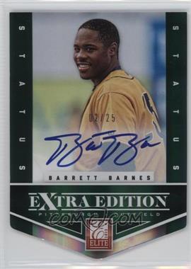 2012 Elite Extra Edition - [Base] - Status Emerald Die-Cut Signatures #121 - Barrett Barnes /25