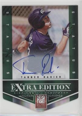 2012 Elite Extra Edition - [Base] - Status Emerald Die-Cut Signatures #141 - Tanner Rahier /25 [Noted]