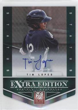 2012 Elite Extra Edition - [Base] - Status Emerald Die-Cut Signatures #143 - Tim Lopes /25