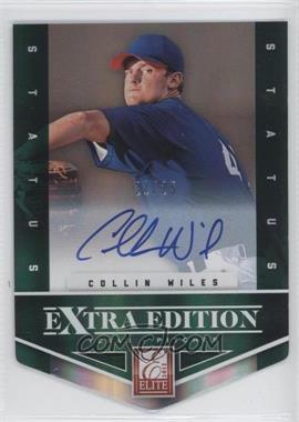 2012 Elite Extra Edition - [Base] - Status Emerald Die-Cut Signatures #147 - Collin Wiles /25