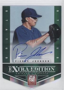 2012 Elite Extra Edition - [Base] - Status Emerald Die-Cut Signatures #148 - Pierce Johnson /25