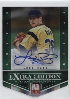 2012 Elite Extra Edition - [Base] - Status Emerald Die-Cut Signatures #15 - Luke Bard /25