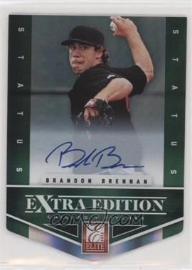 2012 Elite Extra Edition - [Base] - Status Emerald Die-Cut Signatures #176 - Brandon Brennan /25