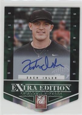 2012 Elite Extra Edition - [Base] - Status Emerald Die-Cut Signatures #177 - Zach Isler /25