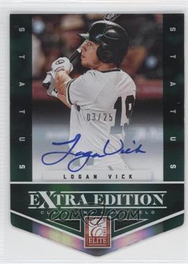 2012 Elite Extra Edition - [Base] - Status Emerald Die-Cut Signatures #185 - Logan Vick /25