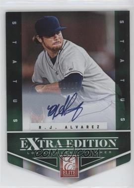 2012 Elite Extra Edition - [Base] - Status Emerald Die-Cut Signatures #186 - R.J. Alvarez /25