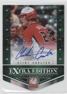 2012 Elite Extra Edition - [Base] - Status Emerald Die-Cut Signatures #187 - Clint Coulter /25