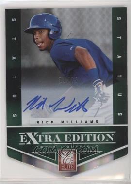 2012 Elite Extra Edition - [Base] - Status Emerald Die-Cut Signatures #193 - Nick Williams /25
