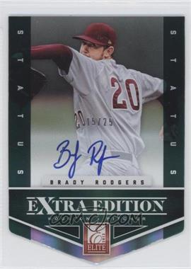 2012 Elite Extra Edition - [Base] - Status Emerald Die-Cut Signatures #194 - Brady Rodgers /25