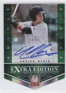 2012 Elite Extra Edition - [Base] - Status Emerald Die-Cut Signatures #200 - Adrian Marin /25