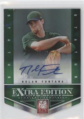 2012 Elite Extra Edition - [Base] - Status Emerald Die-Cut Signatures #22 - Nolan Fontana /25