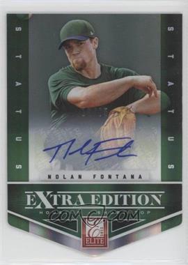 2012 Elite Extra Edition - [Base] - Status Emerald Die-Cut Signatures #22 - Nolan Fontana /25