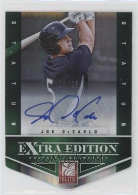 2012 Elite Extra Edition - [Base] - Status Emerald Die-Cut Signatures #24 - Joe DeCarlo /25