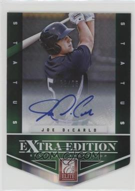 2012 Elite Extra Edition - [Base] - Status Emerald Die-Cut Signatures #24 - Joe DeCarlo /25