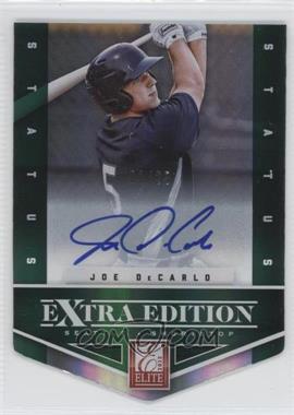 2012 Elite Extra Edition - [Base] - Status Emerald Die-Cut Signatures #24 - Joe DeCarlo /25