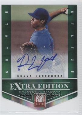 2012 Elite Extra Edition - [Base] - Status Emerald Die-Cut Signatures #27 - Duane Underwood /25