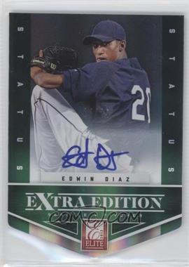 2012 Elite Extra Edition - [Base] - Status Emerald Die-Cut Signatures #36 - Edwin Diaz /25