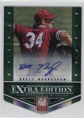 2012 Elite Extra Edition - [Base] - Status Emerald Die-Cut Signatures #38 - Brett Mooneyham /25