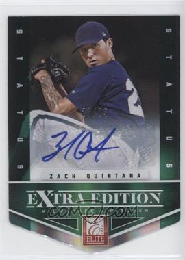 2012 Elite Extra Edition - [Base] - Status Emerald Die-Cut Signatures #41 - Zach Quintana /25