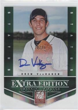 2012 Elite Extra Edition - [Base] - Status Emerald Die-Cut Signatures #51 - Drew VerHagen /25