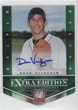2012 Elite Extra Edition - [Base] - Status Emerald Die-Cut Signatures #51 - Drew VerHagen /25