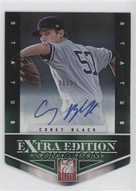 2012 Elite Extra Edition - [Base] - Status Emerald Die-Cut Signatures #54 - Corey Black /25
