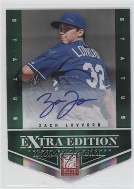 2012 Elite Extra Edition - [Base] - Status Emerald Die-Cut Signatures #66 - Zach Lovvorn /25