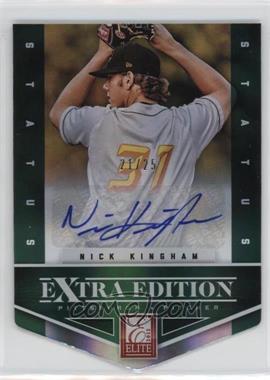 2012 Elite Extra Edition - [Base] - Status Emerald Die-Cut Signatures #75 - Nick Kingham /25